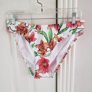 Venus Scoop Front Swim Bottom, Tropical, Beach, Resort Wear, Cruise Wear, Floral
